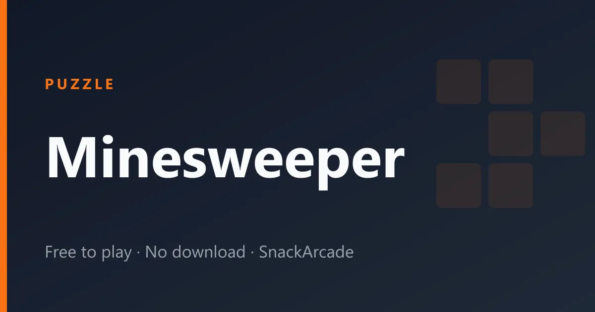 Minesweeper grid with revealed numbers, flags and an unexploded minefield